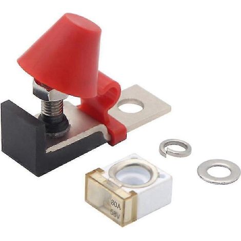 Porte-fusible pour batterie de véhicule électrique New Energy, porte-fusible isolé 58 V 80 A avec fusible (1/5)