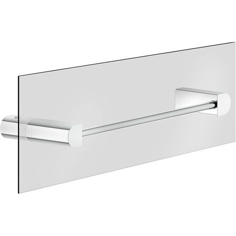 Gessi Rilievo, toallero 300 mm, montaje en pared de cristal,