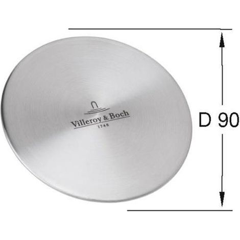 VB Cap Ventilabdeckung Zubehör 115x115x20mm Rund Edelstahl massiv