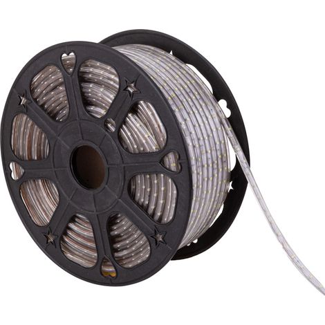 Striscia da 60 LED/M 480W 24.000Lm SMD3528 220VAC IP65 x100M 40.000H  [HO-2203528-60-100MR] (1/4)