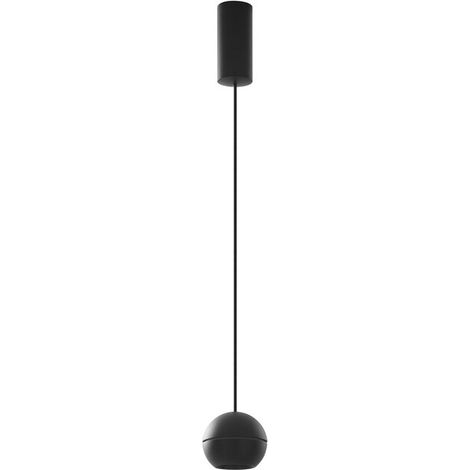 [GEBRAUCHT] B-Ware Lucande Pendelleuchte Hängeleuchte LED schwarz Aluminium Plarion Lampenschirm (1/2)