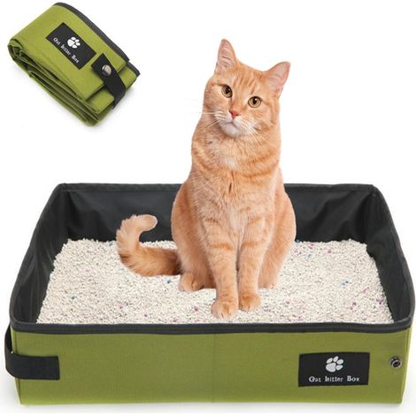 Bac à litière pliable pour chat (1/5)