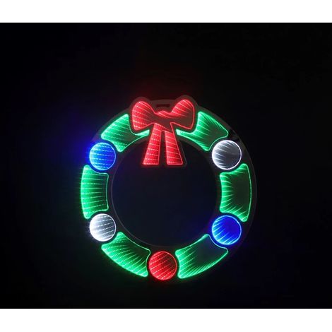 Snowtime Christmas Infinity Christmas Wreath - 60cm