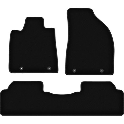 Schwarze Velours-Fußmatten für: Lexus RX III Hybrid SUV (2008-2015) (1/5)