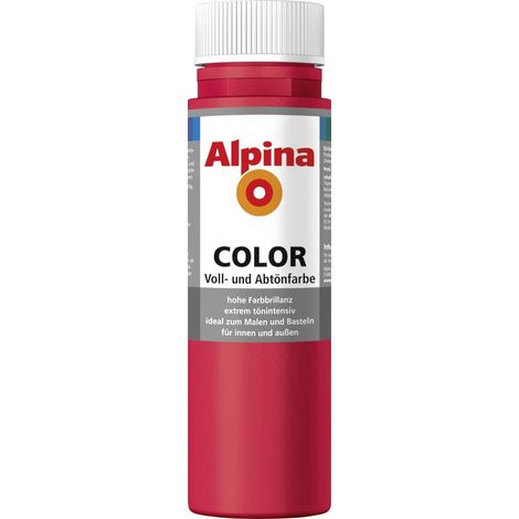 Alpina Color Abtönfarbe fire red 250 ml Abtönfarbe