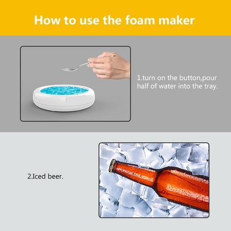 Mousseur à Bière Ultrasonique, Créateur de Mousse pour Bière - Idéal pour Fêtes en Famille et Bars (1/5)