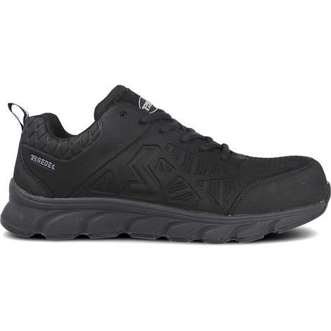 Paredes Jet S3 ESD SRC flache Sicherheitsschuhe - 44 EU - Schwarze