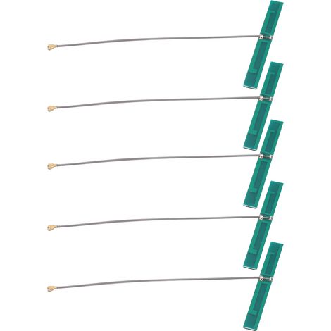 Antenne GPS interne T Type IPEX 5 pièces PCB haute performance 3dBi, connecteur IPEX, récepteur positionnement haute sensibilité, compatible module GPS, gain élevé 3DBI. (1/5)