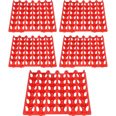 5 Pièces Appartements D'oeufs, Appartements D'emballage D'oeufs épaissis Plateau de Support de Caisses D'oeufs de 30 Cellules pour le Transport de Stockage Fournitures de Ferme à Domicile(01). (1/5)