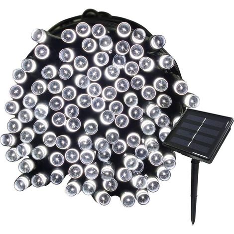 Guirlande Lumineuse Solaire - 22 M - 200 Led - Extérieur Jardin Terrasse Balcon - Ip65 - 8 Modes - 1 Pièce (1/5)