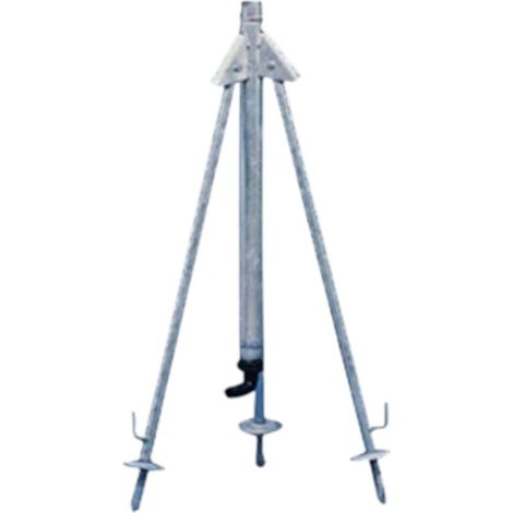 Colonna treppiede con puntali fissi per irrigatori attacco 5/4 h 100 cm Euroclamp
