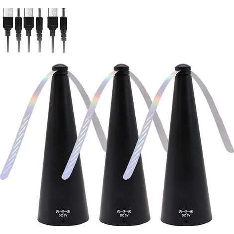 Ventilateur de Table - AUTREMENT - Anti-Mouches - Rechargeable USB - 2 Vitesses - Multicolore (1/5)