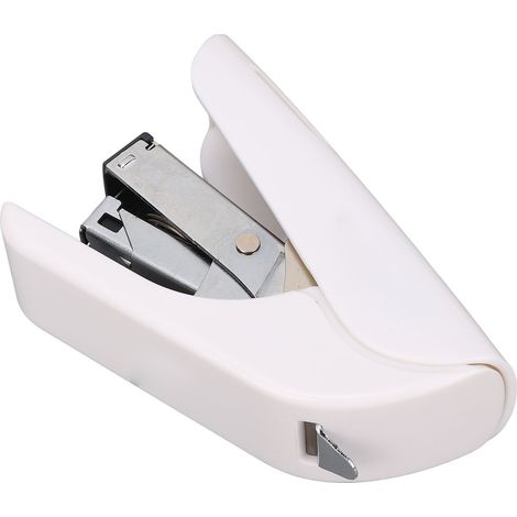 Agrafeuse de bureau sans effort, capacité maximale de 40 feuilles, robuste et facile à utiliser d'une seule main, avec arrache-agrafes. (1/5)