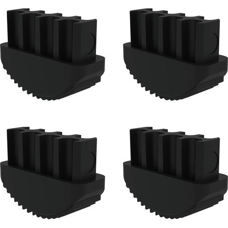 MUNK Innenschuh für Vollkunststoffleiter 73x25mm 4 Stück