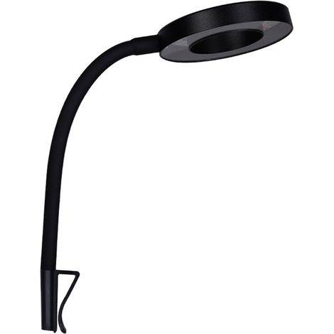 Lámpara de acuario con clip, luz para plantas acuáticas, iluminación suplementaria, lámpara translúcida con clip, rotación de 360°.