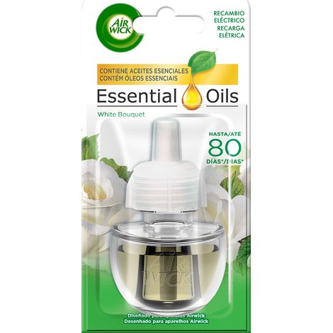 Air Wick Ambientador Eléctrico Essential Oils White Bouquet 19 ml