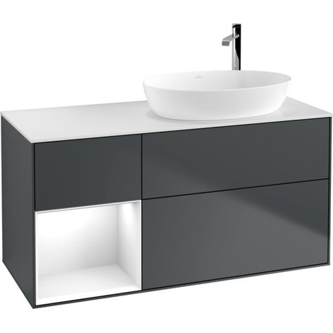Villeroy & Boch F921GFHG Armoire sous lavabo Finion F92 (1/2)