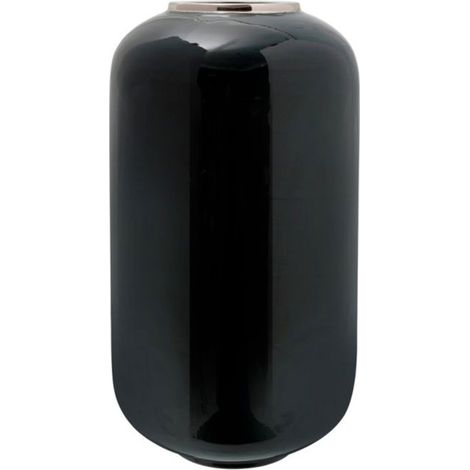 Vase Rond Déco "Somyu" 48cm Vert & Argent (1/2)