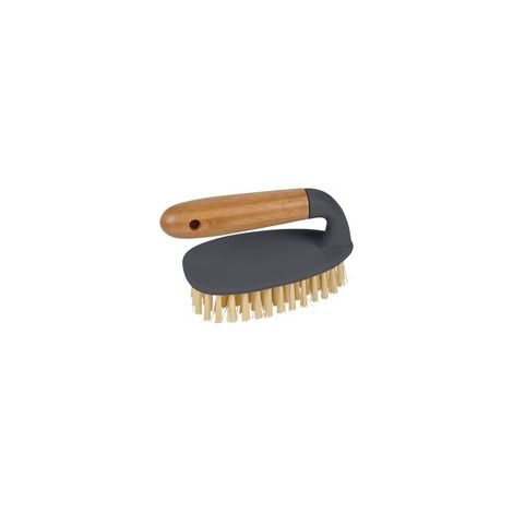 Brosse à récurer, 15 cm, avec manche en bambou (1/3)