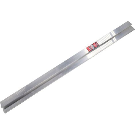 Regla de enlucido tipo H maciza Awtools 150cm, perfil de aluminio extruido, alta precisión y resistencia, ideal para nivelar yeso y mortero en trabajos de albañilería