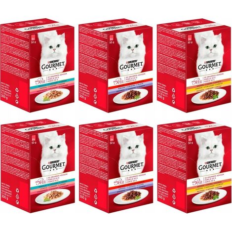 PURINA Gourmet Mon Petit Intense Nassfutter 36x50g MISCHUNG AUS DEN GESCHMACKSRICHTUNGEN
