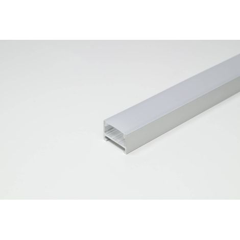 L&S Abdeckprofil für Profil Porto 1/3/5, L=3000mm, Kunststoff Opal (1/2)