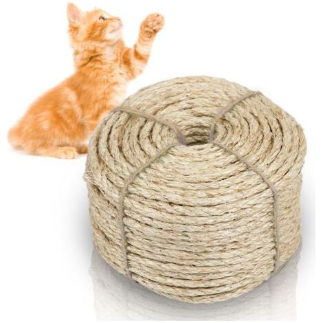 Corde de sisal pour animaux de compagnie corde de sisal chat corde à gratter corde à gratter corde 3000 x 0.8CM (1/5)
