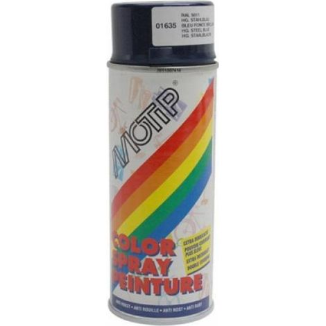 motip lackspray stahlblau glänzend ral5011 400ml m01635 auto für