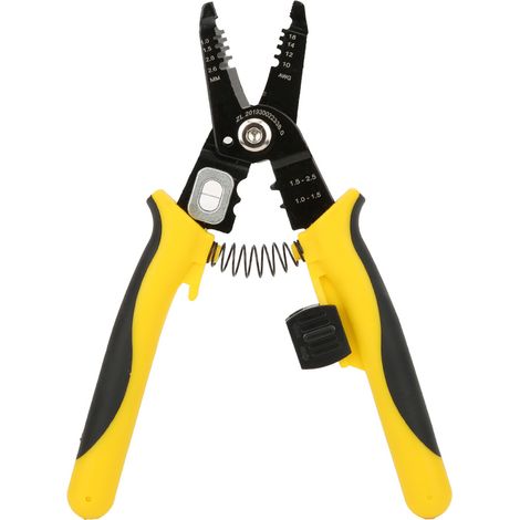 Multifunktionaler Abisolierer aus legiertem Stahl für Elektriker, manuelles Crimp- und Abisolierwerkzeug (1/5)