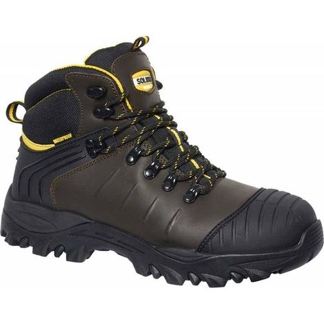 Chaussures de travail montantes Crossland Solidur - Couleur Marron - Pointure chaussures 43