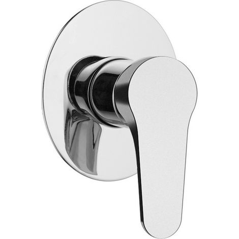 Miscelatore doccia ad incasso in ottone cromato di Rubinetterie Mariani Linea Surf (1/2)