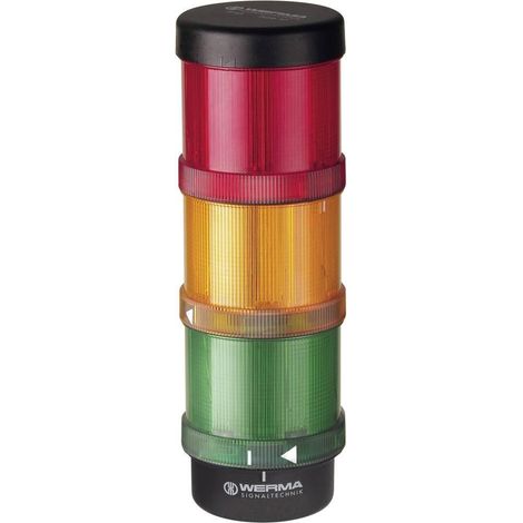 Werma Signaltechnik Columna de señalización LED roja