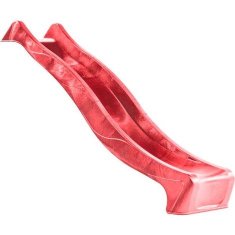 Wellenrutsche PE, rot ca. 290 x 46 cm