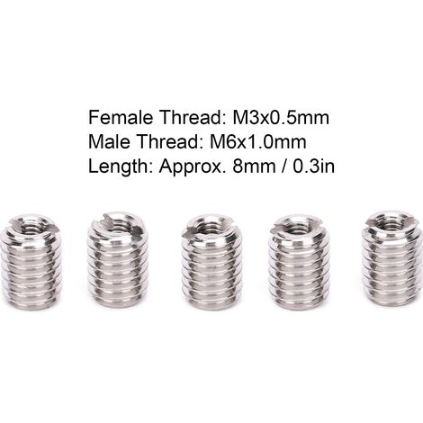 10 Grobgewinde-Reparaturmuttern, Spezifikationen: Innengewinde M30,5, Außengewinde M61,0, Länge 8 mm. (1/5)