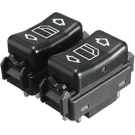 Commande principale de lève-vitre électrique (gauche ou droite) pour Mercedes-Benz Classe E W124 W126 W201 W463 1248204610 1248204510