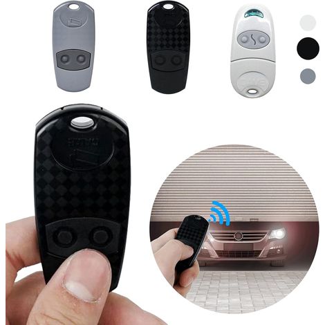 Telecommande Universelle Portail - telecommande Came top432EV, Telecommande Portail Universelle fit pour Venu Top 432NA/432/432EE/ 432A /432M/432S T432/CAME 432 with Pile Bouton 2 CR2016(Noir) H313 (1/5)
