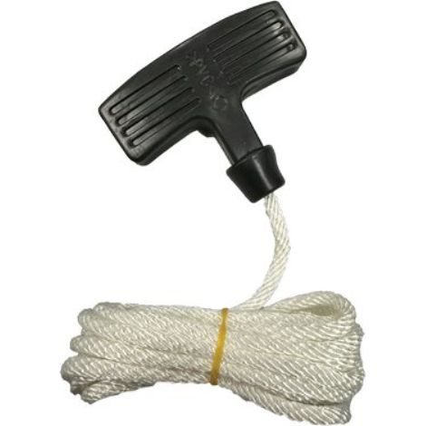 Corda avviamento motore + maniglia mm 4 mt 1,5 cf=pz 2 (5 confezioni)