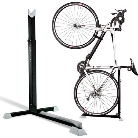 Support à vélos, porte-vélos portable et rangement gain de place avec hauteur réglable (1/5)