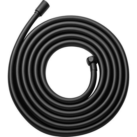 Duschschlauch – PVC-Rohr – Hochdruck-Verdrehschutz für Badarmaturen, Mattschwarz, 250 cm (1/5)