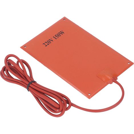 Coussin chauffant en silicone pour chauffage et déshumidification rapides, adapté aux armoires, 150 W 220 V. (1/5)