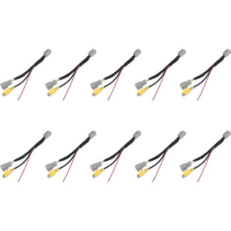 20x Auto-Rückfahrkamera-RCA-Video-Rückfahrkamera-Konverterkabeladapter für Mitsubishi Outlander ASX GF GG ZJ (1/5)
