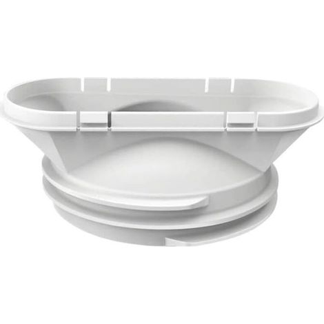 Adaptateur de Tuyau D'Échappement de Climatiseur Connecteur de Fenêtre pour Climatiseur Portable Compatible avec Tuyaux de 5,9 pouces/5 pouces ABS Connecteur de Port d'Échappement de Climatiseur (1/4)