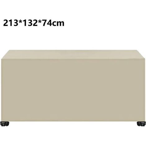 Wasserdichte Schutzhülle aus 420D Oxford-Gewebe, 213 x 132 x 74 cm, für Gartenmöbel, UV- und staubbeständig (1/5)