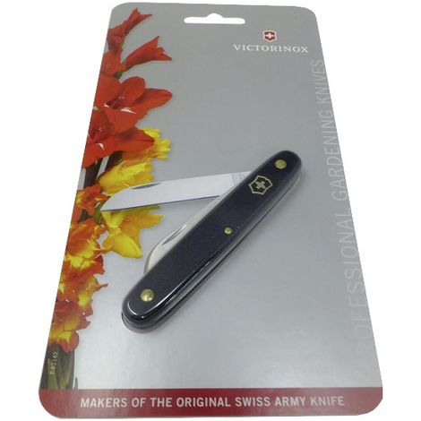 Herramienta de jardinería Victorinox floral hoja acero 55 mm