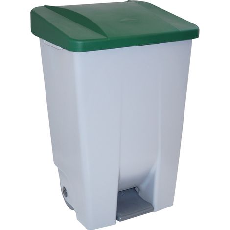 CONTENEUR À PÉDALE AVEC ROUES - 80 L (1/6)