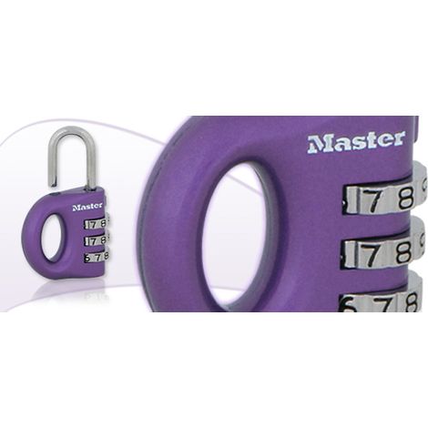 Cadenas de 3 dígitos de color 32 mm Blíster - Master Lock