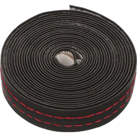 2 rollos de tira decorativa negra de poliuretano autorresistente para puertas (1/2)