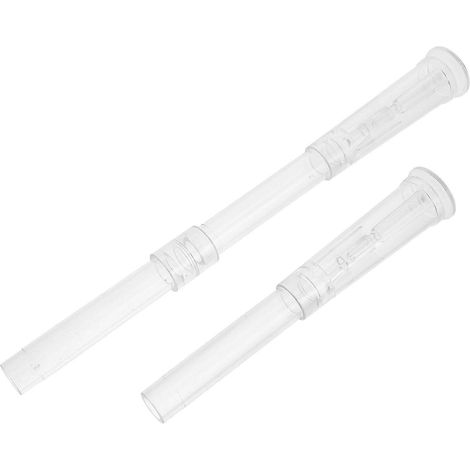 Deux mini buses de fontaine : buse champignon transparente pour pompe à eau, arroseur de table, convient aux aquariums, bassins et étangs. (1/2)