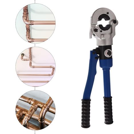 Clip hydraulique 1 / 2 "3 / 4" 1 "clip de pression de tuyau clip de pression de tuyau en cuivre clip de pression de tuyau hydraulique professionnel avec boîte de rangement