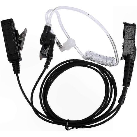 Casque radio bidirectionnel compatible Motorola MTP3100 MTP3200 MTP3250 MTP3550, oreillette micro intégré, usage professionnel, confortable et durable (1/5)